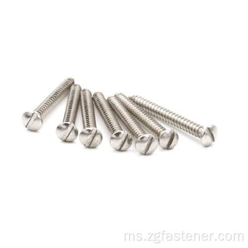 DIN7971 Stainless Steel 304 Slotted Pan Head Tapping Screws